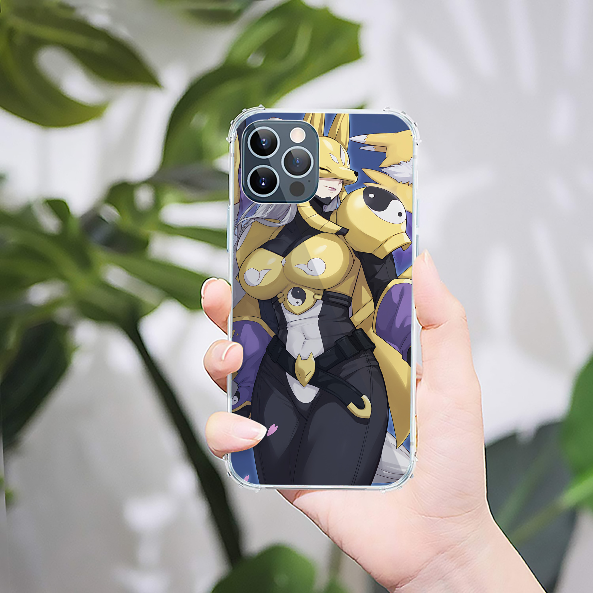 （画像用） Digimon デジタルモンスター/デジモン 【iPhone 12シリーズ対応】透明スマホケース（クリアソフトケース）